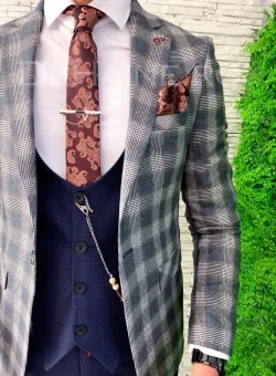 Set cravata + batista A4874