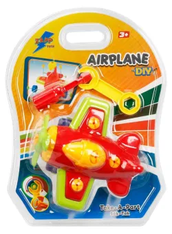 Set de asamblat avion, Zapp Toys