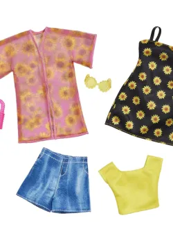 Set de haine si accesorii pentru papusi, Barbie, HBV71