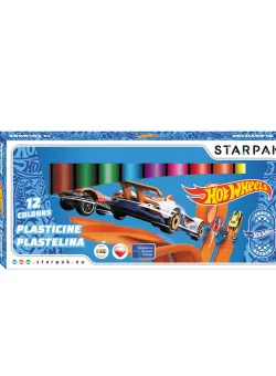 Set de modelare cu 12 culori Starpak, Hot Wheels