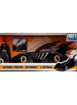 Set masina si figurina din metal, Jada, Batman si Batmobile 1995, 1:24