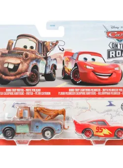 Set masinute Disney Cars 3, Mcqueen si Mater, 1:55, HLH57