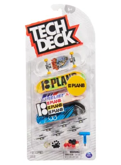 Set mini placa skateboard Tech Deck, 4 buc, Plan B, 20136722
