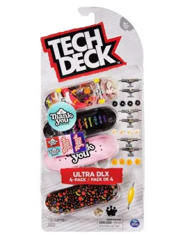 Set mini placa skateboard Tech Deck, 4 buc, Thank you, 20125007