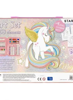 Set pentru desenat Starpak, Unicorn, 68 piese