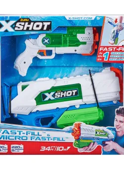 Set pistoale cu apa X-Shot Warfare Fast-Fill