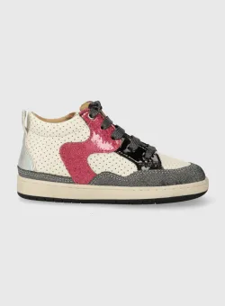 Shoo Pom incaltaminte din piele pentru copii culoarea roz