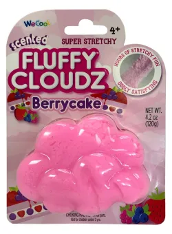 Slime parfumat cu surpriza Compound Kings - Fluffy Cloudz, Berrycake, 120 g