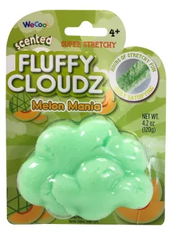 Slime parfumat cu surpriza Compound Kings - Fluffy Cloudz, Melon, 120 g