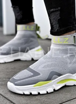 Sneakers barbati LZZ gri ZR A8592 N5-4