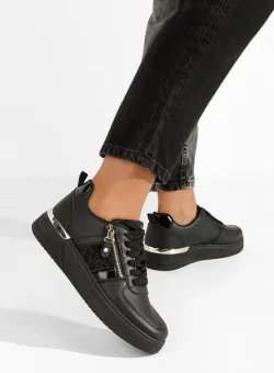 Sneakers dama Tenesca negri