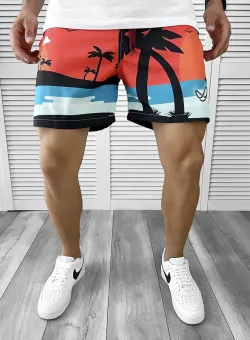 Sort de baie cu imprimeu 11642 I11-3