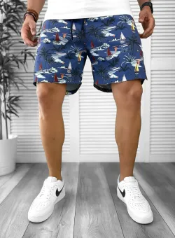 Sort de baie cu imprimeu 12545 O4-4.1