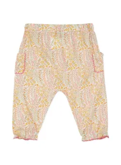 Tartine et Chocolat pantaloni din bumbac pentru bebeluși culoarea roz, modelator