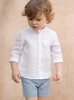 Tartine et Chocolat pantaloni scurți de in pentru copii