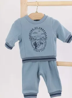 Tartine et Chocolat trening din bumbac pentru bebelusi