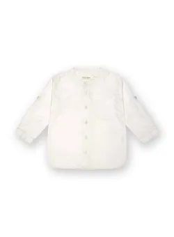 That's mine camasa de bumbac pentru copii Rafie culoarea alb