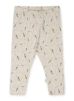 That's mine leggins din bumbac pentru bebeluși Elois culoarea bej, modelator