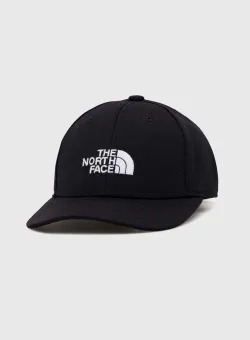 The North Face șapcă de baseball pentru copii culoarea negru, cu imprimeu