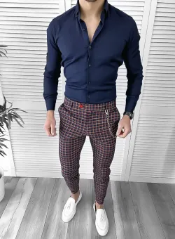 Tinuta barbati smart casual Pantaloni + Camasa 10068