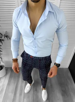 Tinuta barbati smart casual Pantaloni + Camasa 12490
