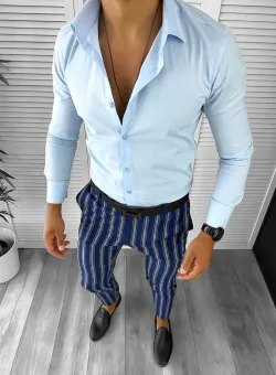 Tinuta barbati smart casual Pantaloni + Camasa 12626 E