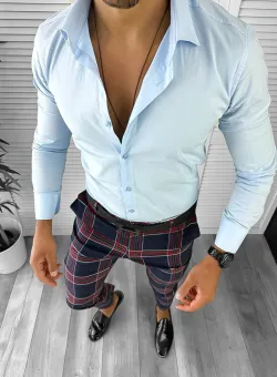 Tinuta barbati smart casual Pantaloni + Camasa 12676 E