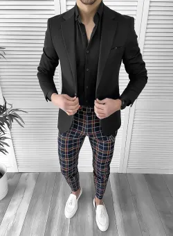 Tinuta barbati smart casual Pantaloni + Camasa + Sacou 10077