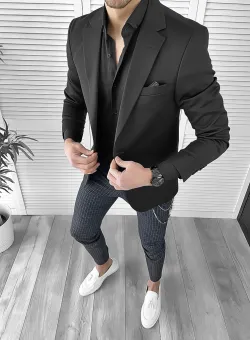 Tinuta barbati smart casual Pantaloni + Camasa + Sacou 10082