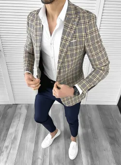 Tinuta barbati smart casual Pantaloni + Camasa + Sacou 10290