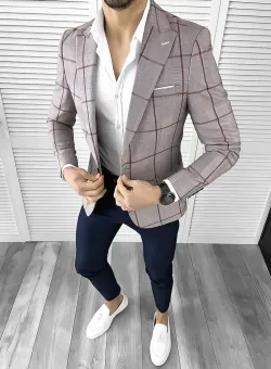 Tinuta barbati smart casual Pantaloni + Camasa + Sacou 10291