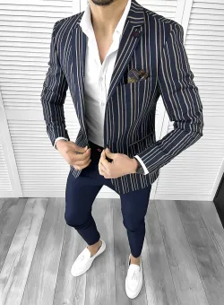 Tinuta barbati smart casual Pantaloni + Camasa + Sacou 10293