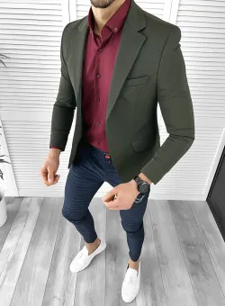 Tinuta barbati smart casual Pantaloni + Camasa + Sacou 10353