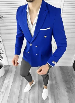 Tinuta barbati smart casual Pantaloni + Camasa + Sacou 10369