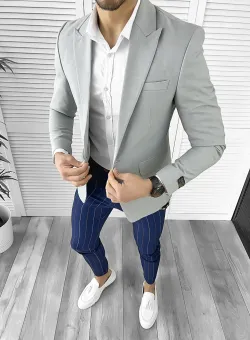 Tinuta barbati smart casual Pantaloni + Camasa + Sacou 10509