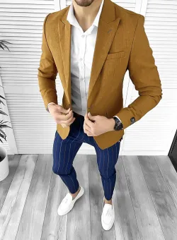 Tinuta barbati smart casual Pantaloni + Camasa + Sacou 10511
