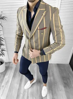 Tinuta barbati smart casual Pantaloni + Camasa + Sacou 10540