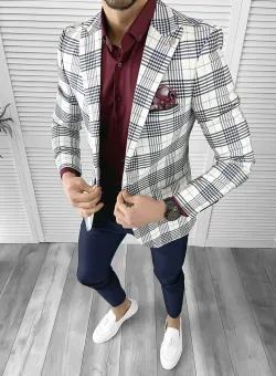 Tinuta barbati smart casual Pantaloni + Camasa + Sacou 10566