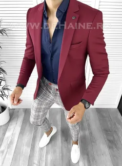 Tinuta barbati smart casual Pantaloni + Camasa + Sacou B8443