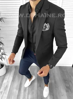 Tinuta barbati smart casual Pantaloni + Camasa + Sacou B8463
