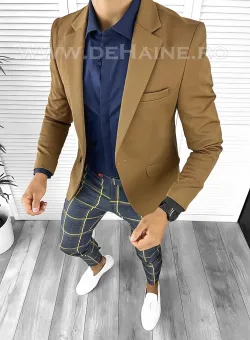 Tinuta barbati smart casual Pantaloni + Camasa + Sacou B8514