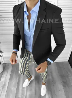 Tinuta barbati smart casual Pantaloni + Camasa + Sacou B9154
