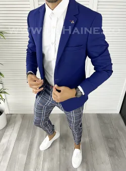 Tinuta barbati smart casual Pantaloni + Camasa + Sacou B9221