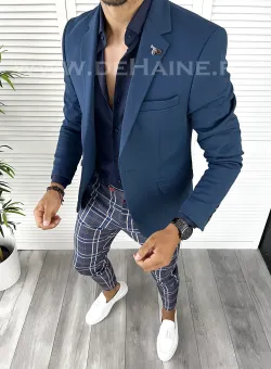 Tinuta barbati smart casual Pantaloni + Camasa + Sacou B9261