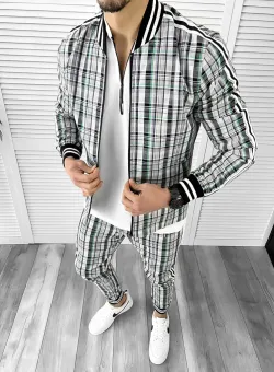 Trening barbati slim fit Pantaloni + Hanorac 10274 O3-3.3