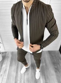 Trening barbati slim fit Pantaloni + Hanorac 10387