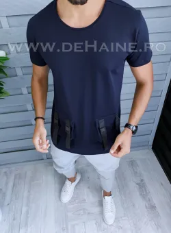 Tricou barbati bleumarin slim fit Vagabond B1966 N5-4.1