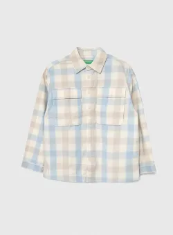 United Colors of Benetton camasa copii culoarea bej