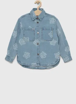 United Colors of Benetton camasa din denim pentru copii