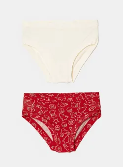 United Colors of Benetton chiloti copii 2-pack culoarea bej, 3LFC0S027